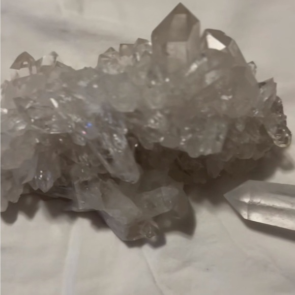 Lemurian Quartz Crystal AAA Grade From Morocco /THE MOST GORGEOUS CLUSTER EVER! - Picture 4 of 5